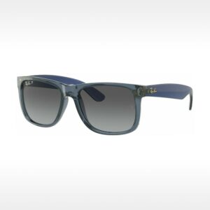 RB Justin 54-16-145 Acetato transparente azul polarizada Unisex · cocóptica · óptica online